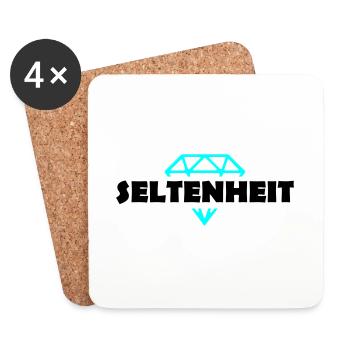 Seltenheit Unikat - Untersetzer (4er-Set) - Weiß - Vorne