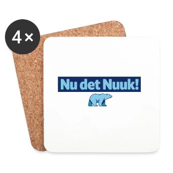 Nu det Nuuk Polar Bear - Untersetzer (4er-Set) - Weiß - Vorne