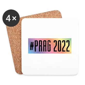 Prague 2022 - Coasters (set of 4) - white - Front