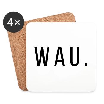 Quotes Wau LSBTFRQ - Untersetzer (4er-Set) - Weiß - Vorne