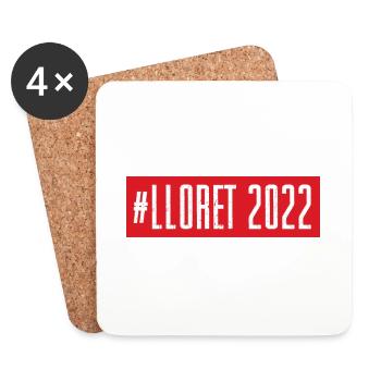 Lloret De Mar 2022 - Untersetzer (4er-Set) - Weiß - Vorne