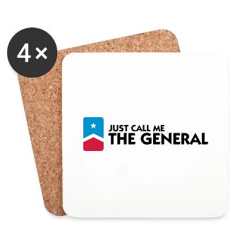 Just call me the General - Coasters (set of 4) - white - Front