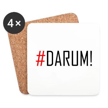 Darum Hotels - Coasters (set of 4) - white - Front
