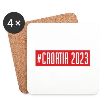 Croatia 2023 - Coasters (set of 4) - white - Front