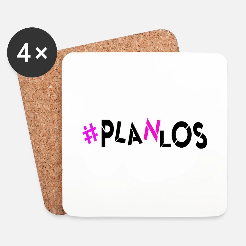 heute morgen keine Idee kein Plan kopflos planlos - Untersetzer (4er-Set) - Weiß