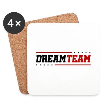 Dream Team - Coasters (set of 4) - white - Front