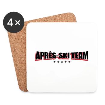 Après-Ski Team - Coasters (set of 4) - white - Front