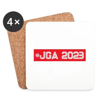 Jga 2023 Junggesellenabschied - Untersetzer (4er-Set) - Weiß - Vorne