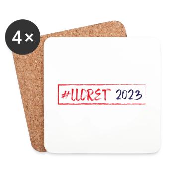 Lloret De Mar 2023 - Untersetzer (4er-Set) - Weiß - Vorne