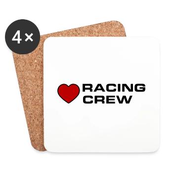 Racing Crew - Untersetzer (4er-Set) - Weiß - Vorne