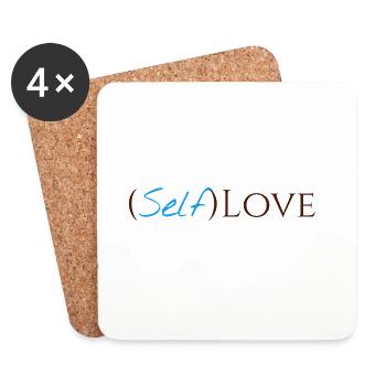 (Self)love - Coasters (set of 4) - white - Front