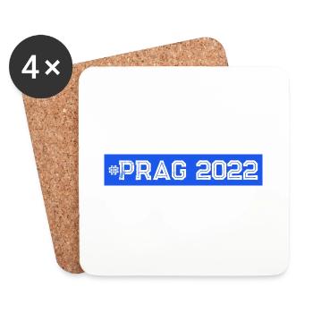 Prag 2022 - Untersetzer (4er-Set) - Weiß - Vorne