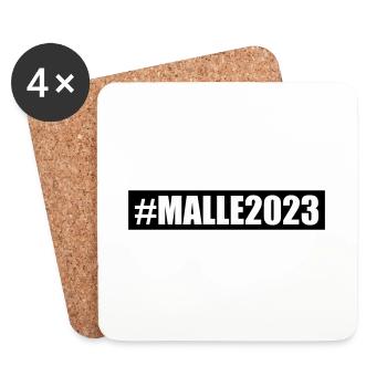 Malle 2023 - Coasters (set of 4) - white - Front