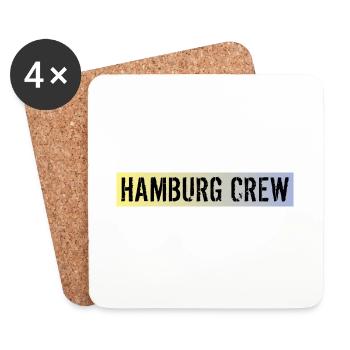 Hamburg Crew - Coasters (set of 4) - white - Front