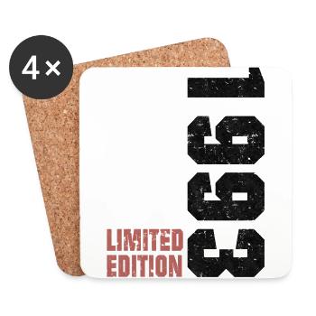 1993 Geboren Limitierte Edition Geschenk Spruch - Untersetzer (4er-Set) - Weiß - Vorne