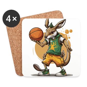 Bounce to the Beat - Coasters (set of 4) - white - Front
