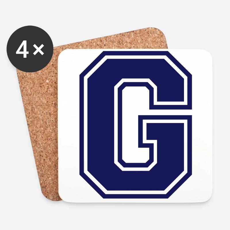 g - Untersetzer (4er-Set) - Weiß