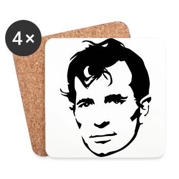 Kerouac - Coasters (set of 4) - white - Front