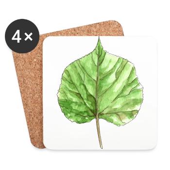 Lindenblatt - Coasters (set of 4) - white - Front