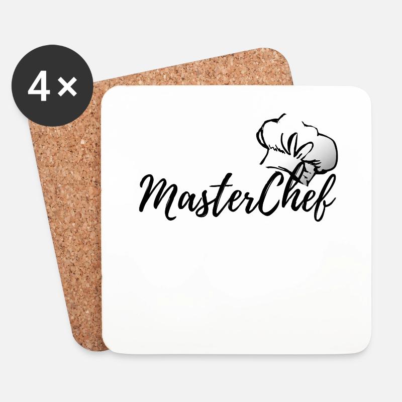 MasterChef - Untersetzer (4er-Set) - Weiß