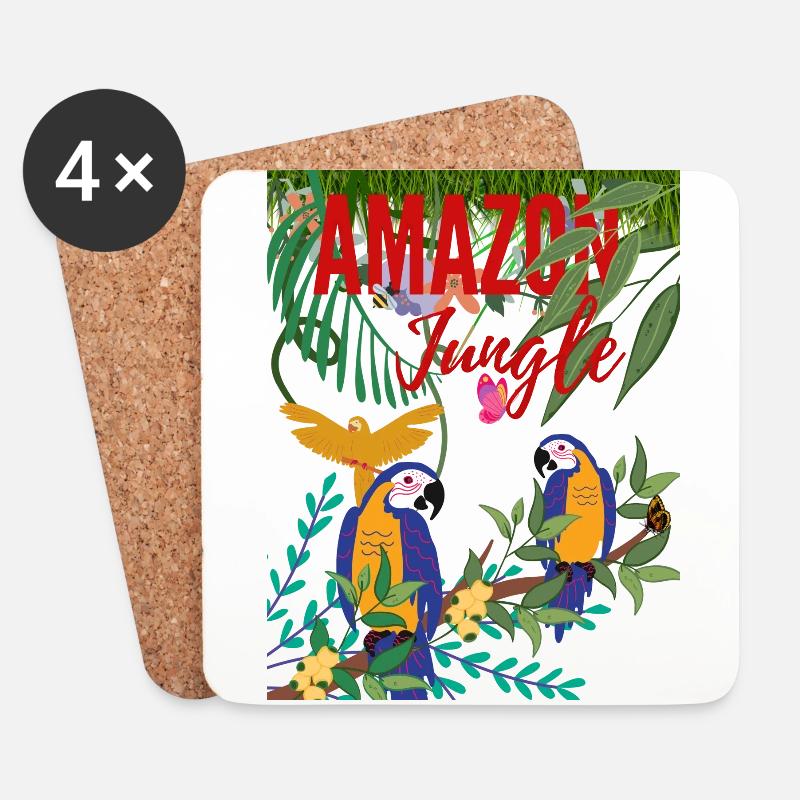 Amazonas - Untersetzer (4er-Set) - Weiß
