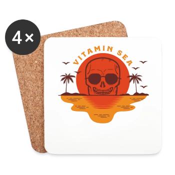 Vitamin Sea - Untersetzer (4er-Set) - Weiß - Vorne