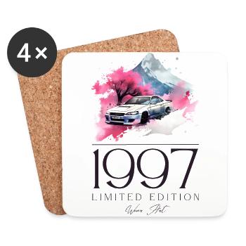 Tokyo 1997 - Coasters (set of 4) - white - Front