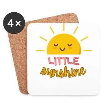 Little Sunshine - Untersetzer (4er-Set) - Weiß - Vorne