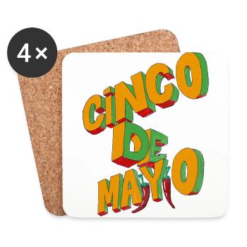 Conco de Mayo - Coasters (set of 4) - white - Front