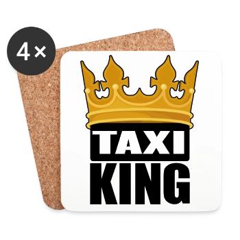 Taxi King - Taxi King - Coasters (set of 4) - white - Front