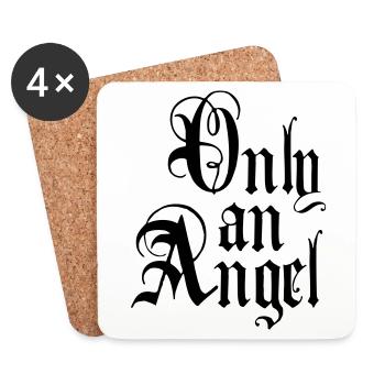 Only an Angel 06 / Only an angel - Coasters (set of 4) - white - Front
