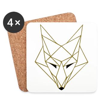 Fox - Untersetzer (4er-Set) - Weiß - Vorne