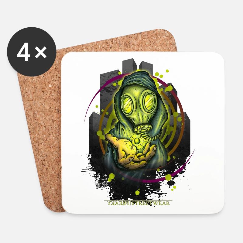 take your pills - Untersetzer (4er-Set) - Weiß