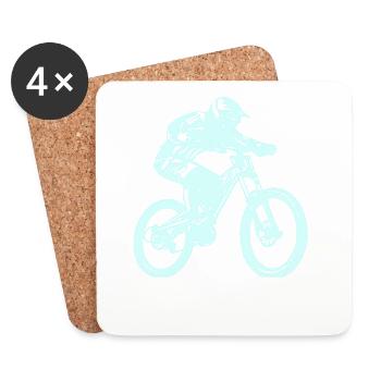 MTB Bike - Coasters (set of 4) - white - Front