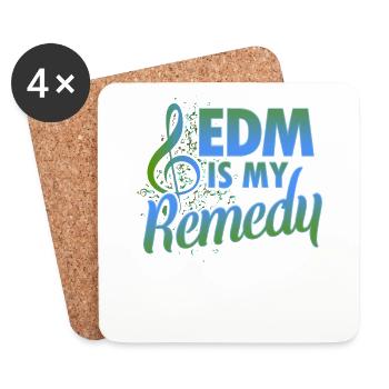 EMD is my Remedy - Coasters (set of 4) - white - Front