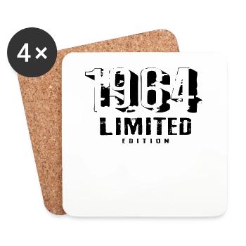 58. Geburtstag Limited Edition 1964 58 Jahre - Untersetzer (4er-Set) - Weiß - Vorne