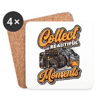 Collect Beautiful Moments Love Photography - Coasters (set of 4) - white - Front
