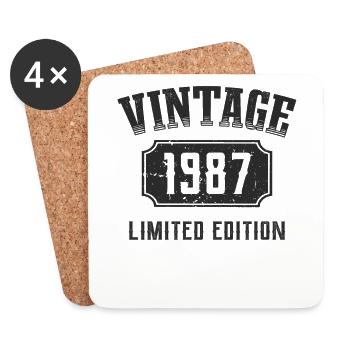 35 ans Édition Limitée 35ème anniversaire 1987 - Dessous de verre (lot de 4) - blanc - Devant