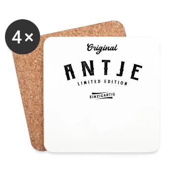 Antje Limited Edition - Untersetzer (4er-Set) - Weiß - Vorne