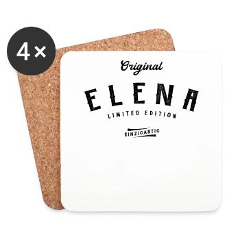 Elena Limited Edition - Untersetzer (4er-Set) - Weiß - Vorne