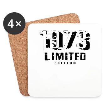 49. Geburtstag Limited Edition 1973 49 Jahre - Untersetzer (4er-Set) - Weiß - Vorne