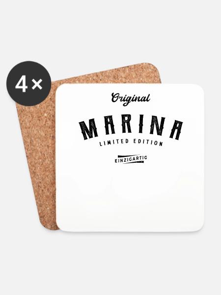 Marina Limited Edition - Untersetzer (4er-Set) - Weiß