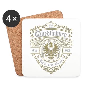 Quedlinburg (Good-Old-Town-Edition) - Untersetzer (4er-Set) - Weiß - Vorne