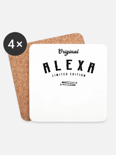 Alexa Limited Edition - Untersetzer (4er-Set) - Weiß