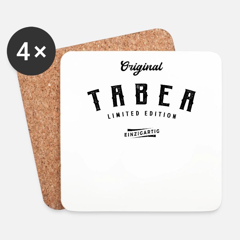 Tabea Limited Edition - Untersetzer (4er-Set) - Weiß