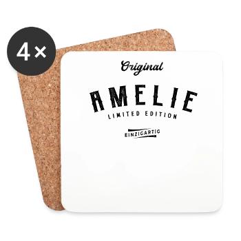 Amelie Limited Edition - Untersetzer (4er-Set) - Weiß - Vorne
