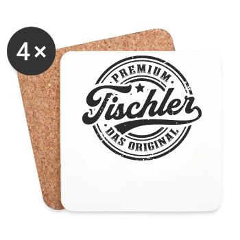 Tischler Original Tischlerei - Untersetzer (4er-Set) - Weiß - Vorne
