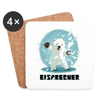 Eisbrecher - Untersetzer (4er-Set) - Weiß - Vorne
