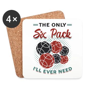 Le seul pack de six dont j’aurai besoin - Dessous de verre (lot de 4) - blanc - Devant