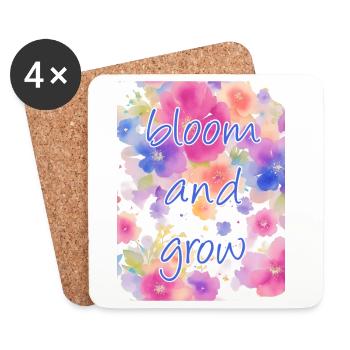 bloom and grow - Untersetzer (4er-Set) - Weiß - Vorne